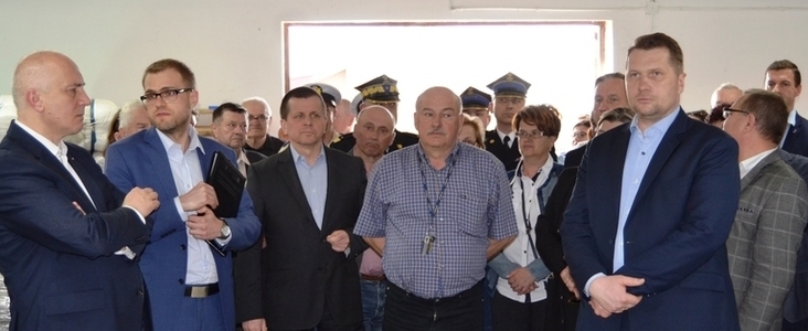 Wizyta Ministra Spraw Wewnętrznych i Administracji w Annopolu