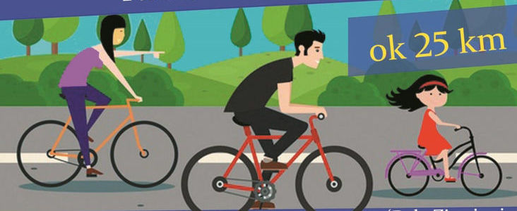Fragment plakatu wydarzenia- majówka na rowerze