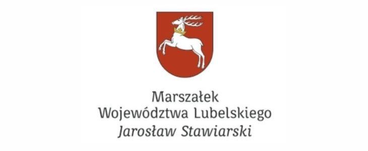 Napis: Marszałek Województwa Lubelskiego