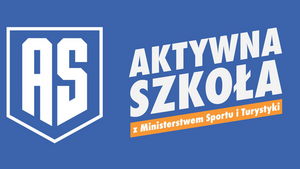 Logotyp aktywna szkoła z Ministerstwem Sportu i Turystyki