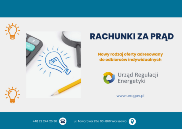 Rachunki za energię elektryczną: kampania edukacyjna URE nt. umów z ceną dynamiczną