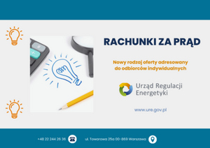 Rachunki za energię elektryczną: kampania edukacyjna URE nt. umów z ceną dynamiczną