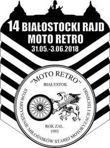 Zaproszenie na Rajd Moto Retro - 2 czerwca 2018 (sobota), godz. 13-15