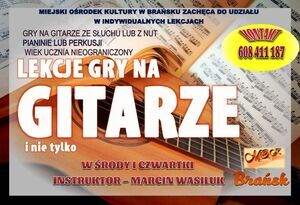 Lekcje gry na gitarze