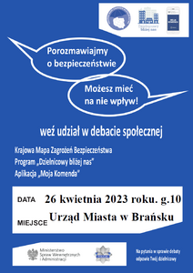 ZAPRASZAMY NA DEBATĘ SPOŁECZNĄ