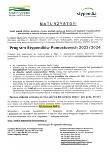 Program Stypendiów Pomostowych 2023/2024