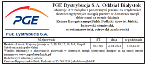 Przerwy w dostawie energii elektrycznej