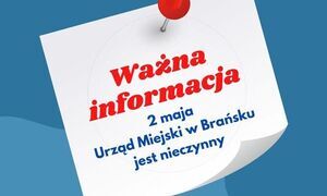 Urząd Miasta nieczynny 2 maja 2025