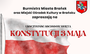Zapraszamy na wspólne obchody Święta Konstytucji 3 Maja!
