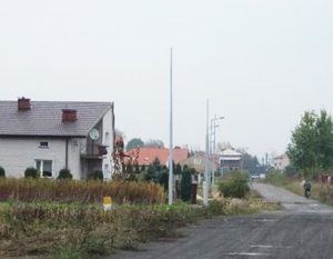 Budowa oświetlenia drogowego w ul. Słowackiego – II etap budowy.