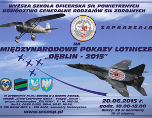 MIĘDZYNARODOWE POKAZY LOTNICZE – DĘBLIN 2015