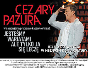 Cezary Pazura w najnowszym programie kabaretowym 