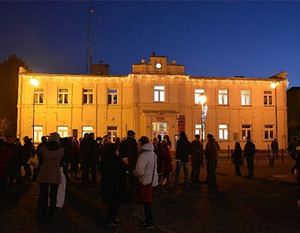 Spotkanie wigilijne z mieszkańcami Dęblina.
