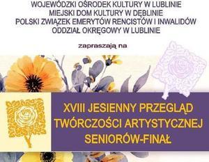 XVIII Jesienny Przegląd Twórczości Artystycznej Seniorów - Finał 