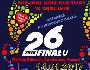 Koncert z okazji 26 Finału Wielkiej Orkiestry Świątecznej Pomocy