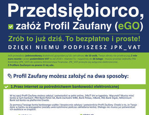 Przedsiębiorco, załóż Profil Zaufany już dziś! 