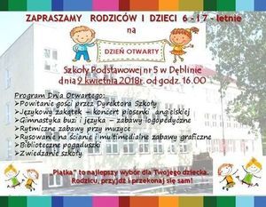 DZIEŃ OTWARTY W SP NR 5 W DĘBLINIE