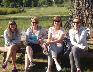 Majówka w Stężycy uczniów Szkoły Podstawowej nr 5 w Dęblinie.
