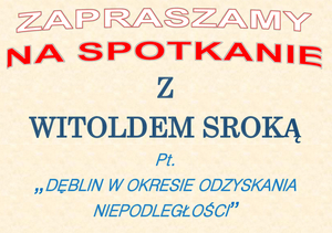 Spotkanie z Witoldem Sroką 