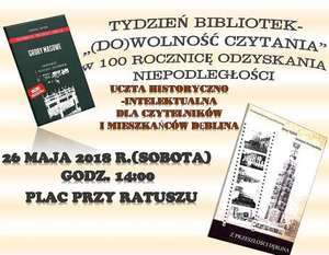 ZAPROSZENIE - TYDZIEŃ BIBLIOTEK