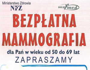 BEZPŁATNA MAMMOGRAFIA