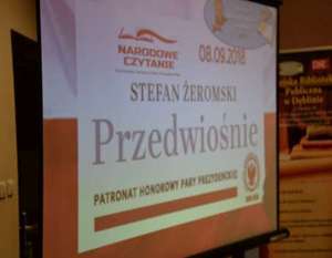 Narodowe czytanie – "PRZEDWIOŚNIE"