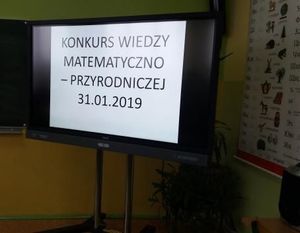 Konkurs wiedzy matematyczno-przyrodniczej w SOSW w Dęblinie.