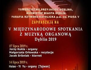 V Międzynarodowe spotkania z muzyką organową Dęblin 2019
