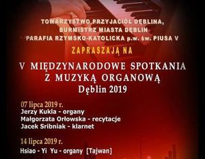 V Międzynarodowe spotkania z muzyką organową Dęblin 2019 