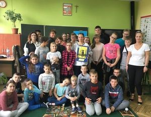 Spotkanie autorskie z Agatą Karpińską w SOSW w Dęblinie 
