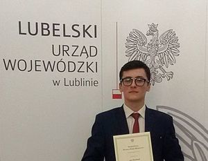 MATURZYSTA Z NASZEGO LICEUM OTRZYMAŁ STYPENDIUM PREZESA RADY MINISTRÓW