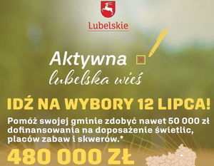 fragment plakatu Konkursu „Aktywna lubelska wieś”