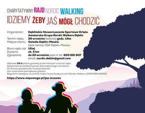 CHARYTATYWNY rajd nordic walking