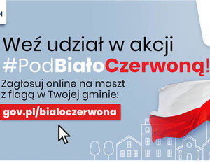 plakat pod biało-czerwoną