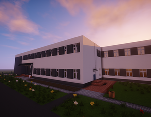 Szkoła w Minecraft - Budynek szkoły