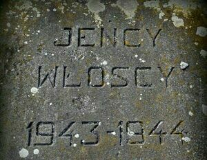 Zdjęcie nagrobka i napis Jeńcy Włoscy 1943-1944