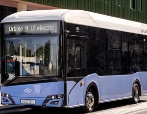 Testowy autobus elektryczny Solaris w Dęblinie