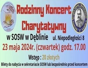 Rodzinny Koncert Charytatywny w SOSW w Dęblinie