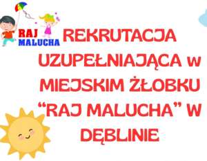 Rekrutacja w Miejskim Żłobku