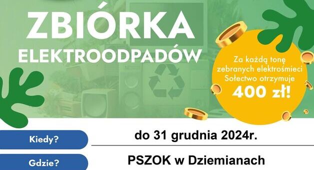 Zaproszenie Sołtysa Sołectwa Dziemiany do udziału w akcji "Czyste Sołectwo"