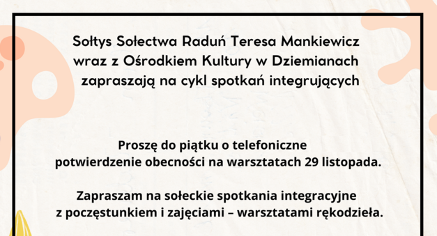 Warsztaty Świąteczne w Raduniu