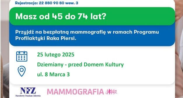 LUX MED Diagnostyka zaprasza na bezpłatne badania mammograficzne w technologii cyfrowej w ramach Programu Profilaktyki Raka Piersi finansowanego przez NFZ.