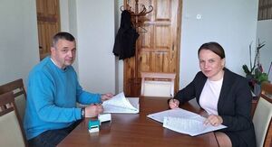 Podpisanie umów na wykonanie sieci kanalizacji sanitarnej