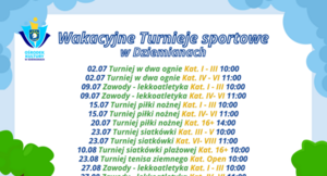 Turnieje Sportowe - Wakacje 2025 Dziemiany
