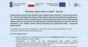 Nabór Wniosków - DG - Lokalna Grupa Działania Stolem.