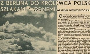 Jak niemiecki turysta zwiedzał Polskę w 1935 roku. Wszystko mu się podobało, zwłaszcza ceny