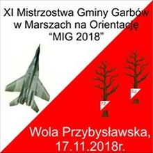 XI Mistrzostwa Gminy Garbów w Marszach na Orientację MIG 2018