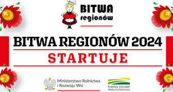 plakat informacyjny o konkursie Bitwa regionów