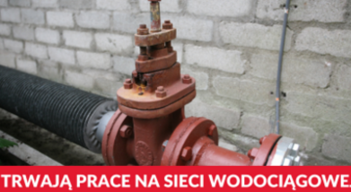 Prace na sieci wodociągowej w Garbowie
