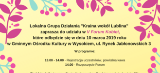 V Forum Kobiet - zapraszamy do udziału!